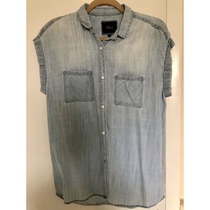Rails Whitney Chambray Short Sleeved Button Down